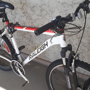 Raleigh White and Red