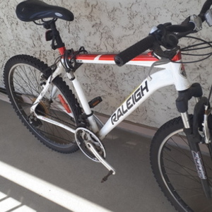 Raleigh White and Red