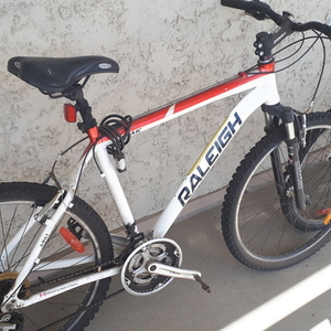 Raleigh White and Red