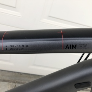 2022 Cube Aim-EX Silver, gray or bare metal and Black