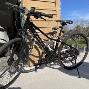 2019 Trek Dual Sport 3 Women’s Black and Silver, gray or bare metal