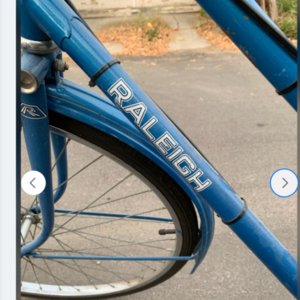 1978 Raleigh Utility Bike / Regular Bike Blue