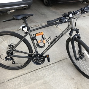 2020 Specialized Crosstrail Silver, gray or bare metal