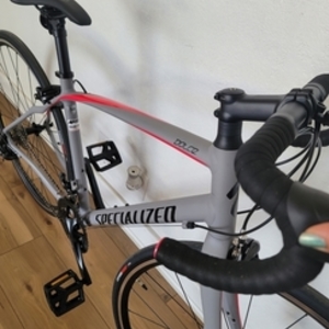 Specialized Dolce Pink, Black, and Silver, gray or bare metal