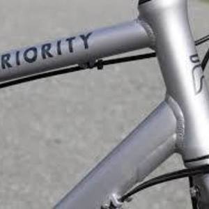 2017 Priority Bicycles Continuum Silver, gray or bare metal