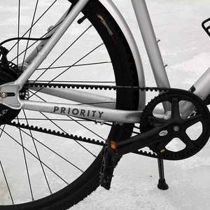 2017 Priority Bicycles Continuum Silver, gray or bare metal