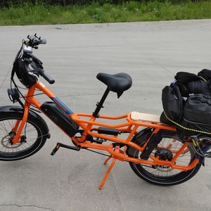 2022 Rad Power Bikes Rad Wagon 4 cargo bike (rear storage) Orange