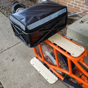 2022 Rad Power Bikes Rad Wagon 4 cargo bike (rear storage) Orange