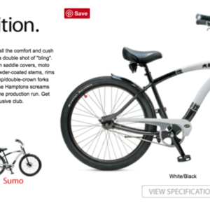 2008 Hampton Cruiser Sumo Limited Edition Black and White