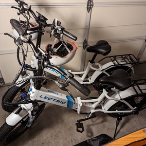Lectric eBikes XP 2.0 White and Blue