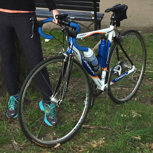 2006 Orbea Dama 105 10 White, Blue, and Orange