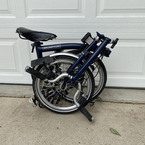 2021 Brompton Bicycle Folding bike Blue