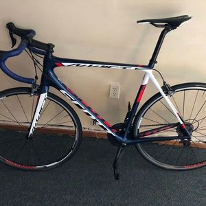 Scott Addict Blue, White, and Red