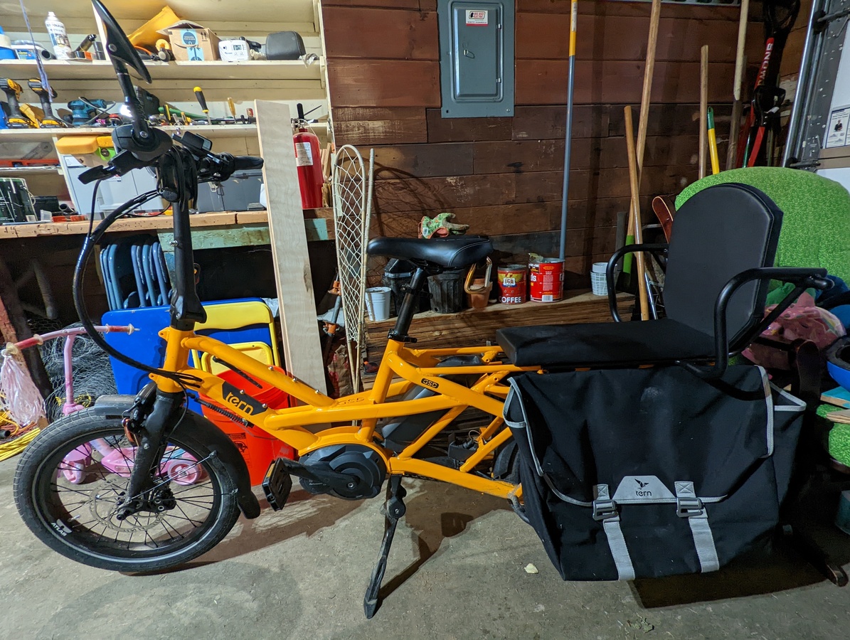 2019 Tern GSD cargo bike (rear storage)