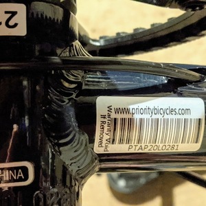 2021 Priority Bicycles Apollo Blue