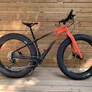 2022 Salsa Beargrease Deore Brown, Orange, and Black