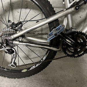 Santa Cruz Blur XC B Silver, gray or bare metal