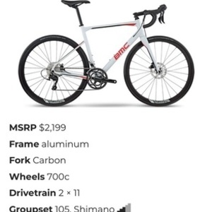 2017 BMC Road machine 03 White