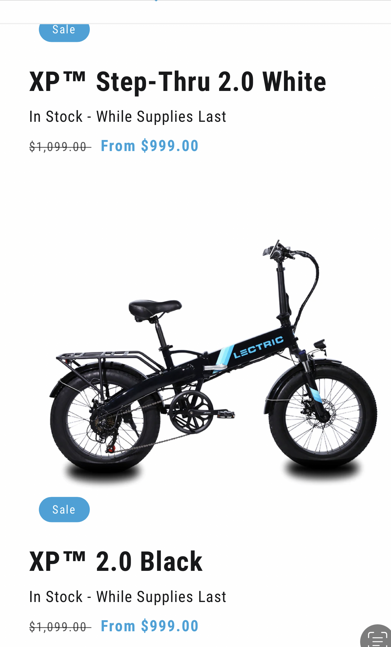 2022 Lectric eBikes Lectric xp 2.0