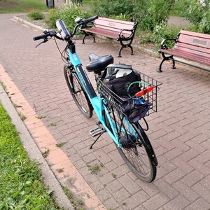 2021 Hyper E-ride mid drive city Blue and Black