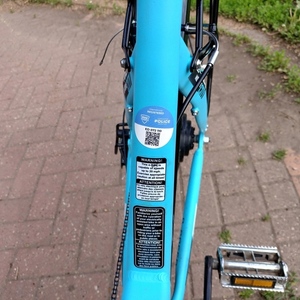 2021 Hyper E-ride mid drive city Blue and Black