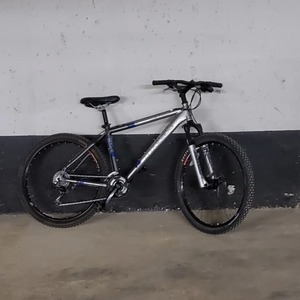 2005 Trek 6500 Silver, gray or bare metal and Blue