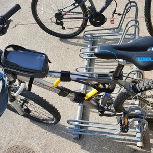 2005 Trek 6500 Silver, gray or bare metal and Blue