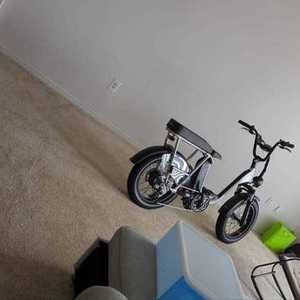 2022 Rad Power Bikes RadRunner Plus Electric Utility Bike cargo bike (rear storage) Silver, gray ...