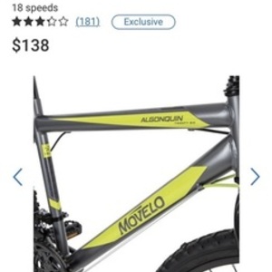 Movelo Movelo Algonquin 26” Silver, gray or bare metal