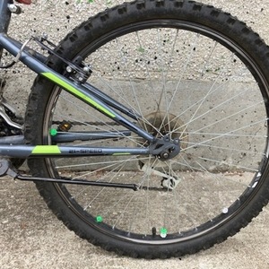 2019 Supercycle Nitro Silver, gray or bare metal and Green