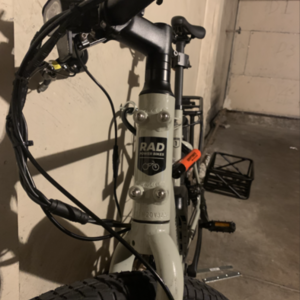 Rad Power Bikes RadMission High Step Silver, gray or bare metal