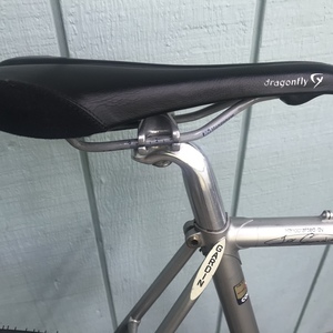 Gardin Road Bike Columbus Tubing Silver, gray or bare metal