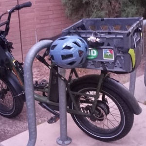 2022 Rad Power Bikes RadRunner 2 cargo bike (rear storage) Green and Black