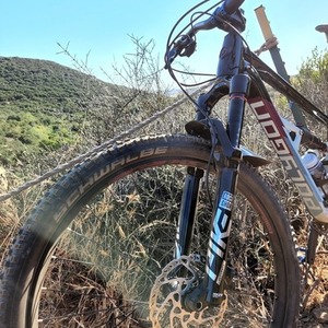 2021 Polygon Siskiu D7 White, Blue, and Black