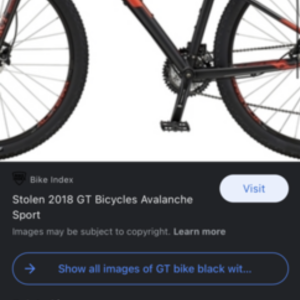 2018 GT Bicycles Black