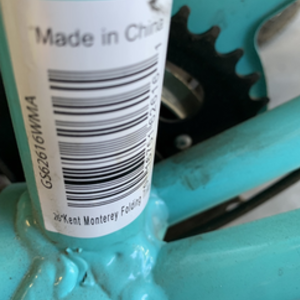 Kent 26" Kent Monterey Folding Trike Model... Teal
