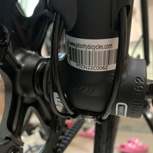 2022 Priority Bicycles Continuum Onyx Black