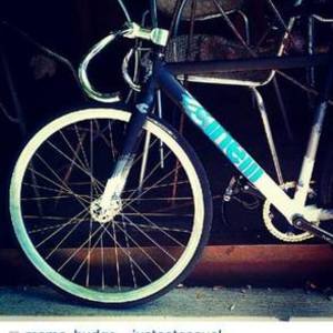 Cinelli MASH CXSS alum cross frameset Black and Blue
