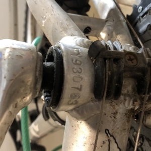 Specialized Rockhopper Silver, gray or bare metal and Red