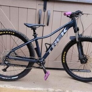 2021 Trek Marlin 7 Blue and Silver, gray or bare metal