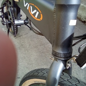 VIVI EBIKE VIVI Z2 16 Inch 350W Folding Electric... Silver, gray or bare metal, Black, and Orange