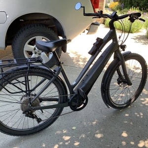 2021 Specialized Step through Silver, gray or bare metal