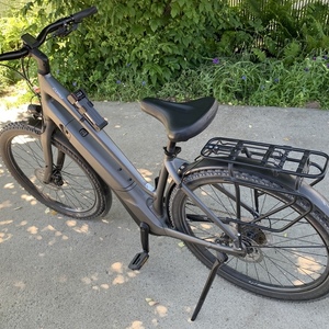 2021 Specialized Step through Silver, gray or bare metal