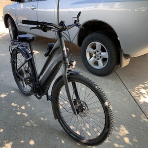 2021 Specialized Step through Silver, gray or bare metal