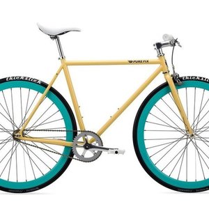 2016 Pure Fix X-Ray, Cream Frame w/Bright Blue Rims White, Yellow or Gold, and Blue