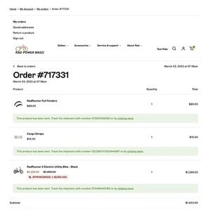 2022 Rad Power Bikes Rad Runner 2 Black