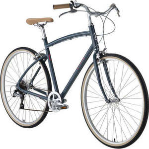 Civia Silver, gray or bare metal and Red