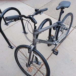 Marin Bikes Silver, gray or bare metal