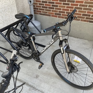 2017 Norco Bikes XFR Double Butted X6 w/CS Disc and Flip Silver, gray or bare metal