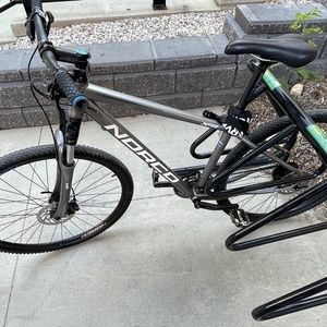 2017 Norco Bikes XFR Double Butted X6 w/CS Disc and Flip Silver, gray or bare metal